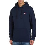 Tommy Hilfiger TJM Reg Badge Hoodie EXT Mavi Erkek Sweatshirt