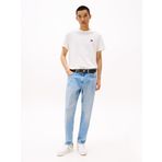 Tommy Hilfiger TJM Reg Badge Tee Ext Beyaz Erkek T-shirt