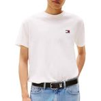TOMMY HILFIGER TJM REG BADGE TEE EXT Erkek T-shirt, Ecru, M