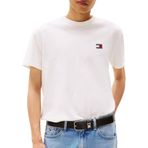 TOMMY HILFIGER TJM REG BADGE TEE EXT Erkek T-shirt, Ecru, S