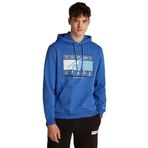 Tommy Hilfiger TJM REG DNA FLAG TWIST HOOD EXT Erkek Sweatshirt, Mavi, M