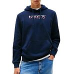 TOMMY HILFIGER TJM REG DNA HOODIE EXT Erkek Sweatshirt, Beyaz, L