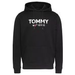 Tommy Hilfiger TJM Reg Essntl Hoodie Siyah Erkek Sweatshirt