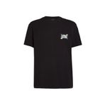 Tommy Hilfiger Tjm Reg Flower Power Tee Siyah Erkek T-shirt