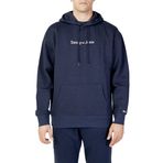 Tommy Hilfiger Tjm Reg Linear Hoodie Mavi Erkek Sweatshirt