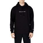 Tommy Hilfiger TJM Reg Linear Hoodie Siyah Erkek Sweatshirt