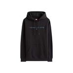 Tommy Hilfiger TJM Reg Linear Logo Hoodie EXT Siyah Erkek Sweatshirt