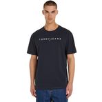 Tommy Hilfiger TJM Reg Linear Logo Tee Ext Mavi Erkek T-shirt