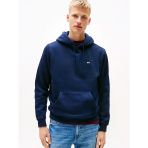 Tommy Hilfiger Tjm Reg S Flag Hoodıe Erkek Mavi Sweatshirt - Dm0dm20742