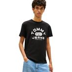 Tommy Hilfiger TJM REG TJ GYM SS TEE EXT Erkek T-shirt, Black, M