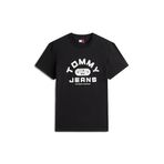 Tommy Hilfiger TJM REG TJ GYM SS TEE EXT Erkek T-shirt, Black, XL