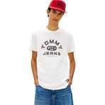 Tommy Hilfiger TJM REG TJ GYM SS TEE EXT Erkek T-shirt, Ecru, L
