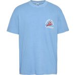 Tommy Hilfiger TJM Reg Unisex Fun Novelty 2 TEE Mavi Erkek T-shirt