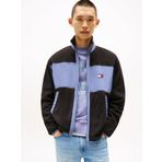 Tommy Hilfiger TJM RLX FZ POLAR FLEECE EXT Erkek Sweatshirt, Siyah, L
