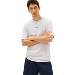 Tommy Hilfiger TJM RLX LINEAR LOGO TEE EXT Erkek T-shirt, Helium, L