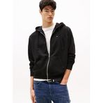 TOMMY HILFIGER TJM RLX S FLAG ZIP THRU HOODIE Erkek Sweatshirt, Black, M