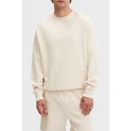 Tommy Hilfiger TJM RLX WAFFLE SCRIPT CREW Sweatshirt, 2XL, DM0DM21622, Krem, erkek