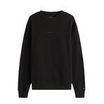 Tommy Hilfiger TJM RLX WAFFLE SCRIPT CREW Sweatshirt, S, DM0DM21622, Siyah, erkek S