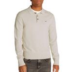 Tommy Hilfiger TJM SLIM ESSENTIAL POLO SWEATER Erkek Kazak, Bej, M