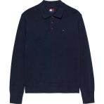 Tommy Hilfiger Tjm Slım Essentıal Polo Sweater Erkek Mavi Kazak - Dm0dm20304