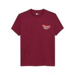 TOMMY HILFIGER TJM SLIM FONT PLAY TEE Erkek T-shirt, Kırmızı, L
