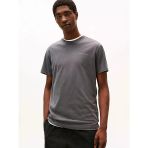 Tommy Hilfiger Tjm Slım Lınear Chest Tee Ext Erkek Gri T-Shirt - Dm0dm21780