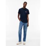 Tommy Hilfiger Tjm Slım Sıgn Chest Ss Tee Ext Erkek Mavi T-Shirt - Dm0dm22538