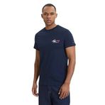 Tommy Hilfiger TJM SLIM SIGN CHEST SS TEE EXT Erkek T-shirt, Dark Night Navy, M