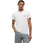 Tommy Hilfiger TJM SLIM SIGN CHEST SS TEE EXT T-Shirts Erkek WHITE L