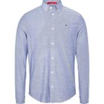 Tommy Hilfiger Tjm Slim Stretch Oxford Erkek Gömlek - 2XL - Mavi