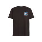 Tommy Hilfiger TJM Tommy Ny Graffiti Flag Tee Siyah Erkek T-shirt