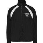 Tommy Hilfiger Tjm Varsity College Track Jacket Erkek Ceket, Siyah, S