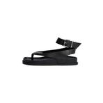 Tommy Hilfiger TJW ANKLE STRAP SANDAL Kadın Sandalet, Siyah, 36