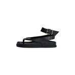 Tommy Hilfiger TJW ANKLE STRAP SANDAL Kadın Sandalet, Siyah, 39