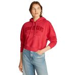Tommy Hilfiger TJW BOXY CRP GMD VARSITY HOODIE Kadın Sweatshirt, Kırmızı, S