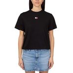 Tommy Hilfiger TJW BXY BADGE TEE EXT Siyah Kadın T-shirt
