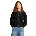 Tommy Hilfiger TJW BXY SCRIPT LOGO ZIP THRU Kadın Sweatshirt, Siyah, S