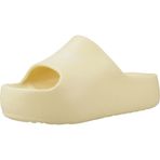 Tommy Hilfiger Tjw Chunky Flatform Slide Kadın Terlik, Sari, 37/38