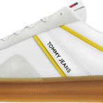 Tommy Hilfiger TJW COURT SNEAKER Kadın Spor Ayakkabı, Sarı, 39