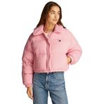 Tommy Hilfiger TJW CRP BADGE COLLAR DOWN PUFFER Kadın Ceket, Pembe, XL