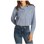 Tommy Hilfiger TJW CRP RLX POPLIN SHIRT Kadın Gömlek, Beyaz, XL