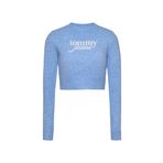 Tommy Hilfiger TJW CRP SCRIPT SWEATER EXT Kadın Kazak, Mavi, L