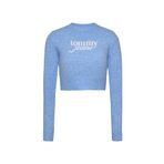Tommy Hilfiger TJW CRP SCRIPT SWEATER EXT Kadın Kazak, Mavi, S