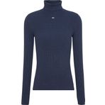 Tommy Hilfiger TJW ESSENTIAL TURTLENECK SWEATER Kadın Kazak, Lacivert, M