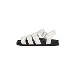 Tommy Hilfiger TJW FISHERMAN PATENT SANDAL Kadın Sandalet, Beyaz, 36
