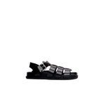 Tommy Hilfiger TJW FISHERMAN PATENT SANDAL Kadın Sandalet, Siyah, 38