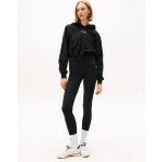 Tommy Hilfiger Tjw Gümüş Rengi Yazı Baskılı Kadın Siyah Çorap DW0DW21830BDS - XS