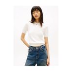 Tommy Hilfiger Tjw Kadın Essential S/s Kazak - Beyaz - XS