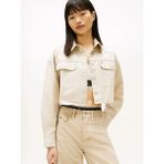 Tommy Hilfiger Tjw Kısa Utility Kadın Bej Gömlek DW0DW22514ABY