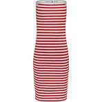 Tommy Hilfiger Tjw Logo Tape Stripe Tube Dress Kadın Elbise, Kirmizi, M